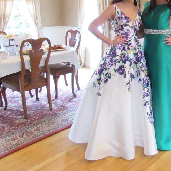 fitted lace wedding dress Lovely Ombre Tulle Short Prom Dress, A-Line Off The Shoulder Party Dress US 10 / Custom Color